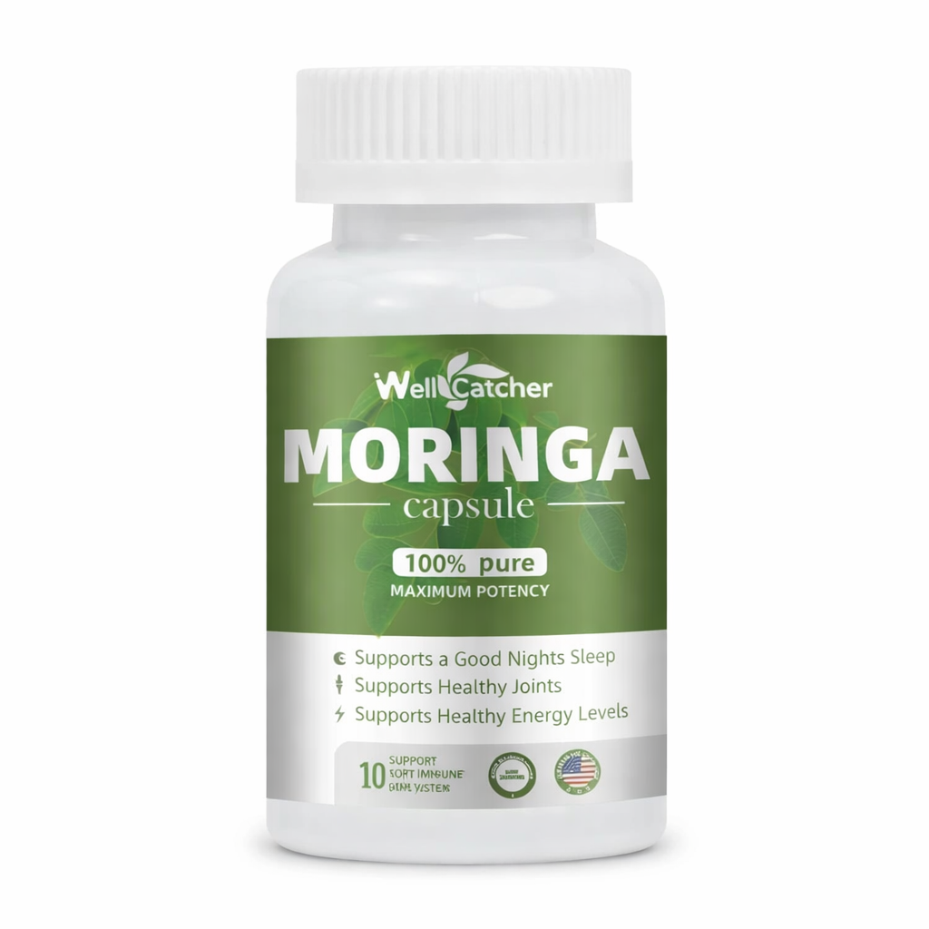 Cápsulas de Moringa 100% Natural – Suplemento Premium Orgánico